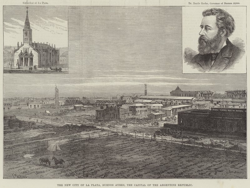 The New City of La Plate, Buenos Ayres, the Capital of the Argentine Republic by Frank Watkins