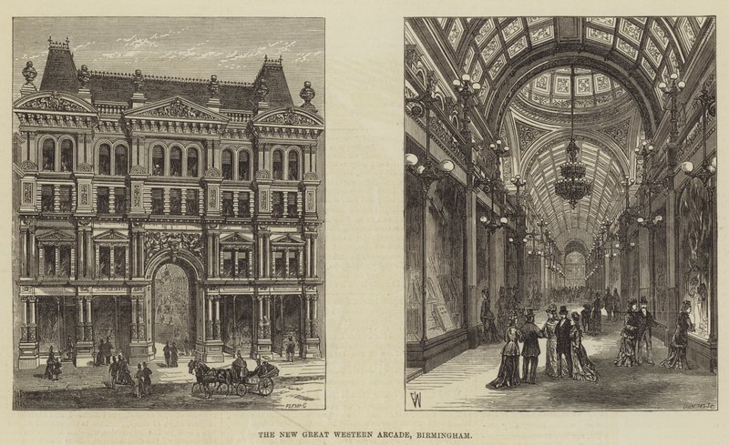 The New Great Western Arcade, Birmingham by Frank Watkins