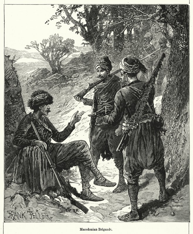 Macedonian Brigands by Frank (after) Feller