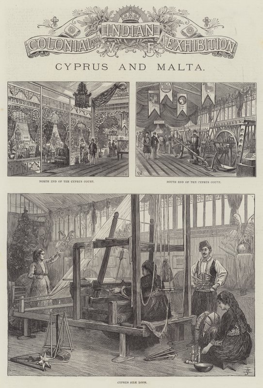 Colonial and Indian Exhibition, Cyprus and Malta by Frank Watkins
