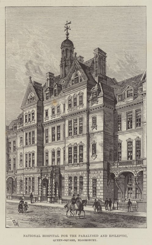 National Hospital for the Paralysed and Epileptic, Queen-Square, Bloomsbury by Frank Watkins