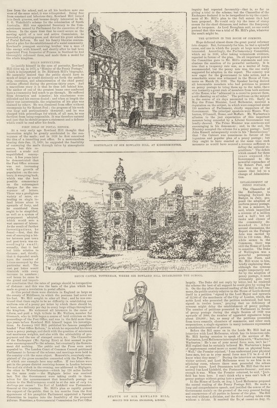 Sir Rowland Hill and Penny Postage, a Memorable Jubilee by Frank Watkins