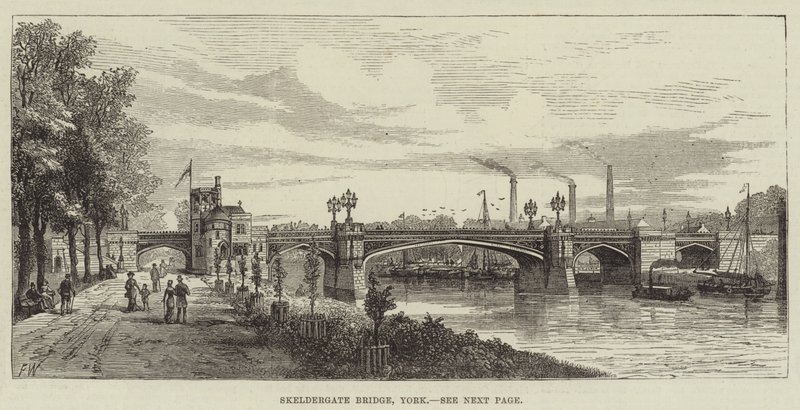 Skeldergate Bridge, York by Frank Watkins