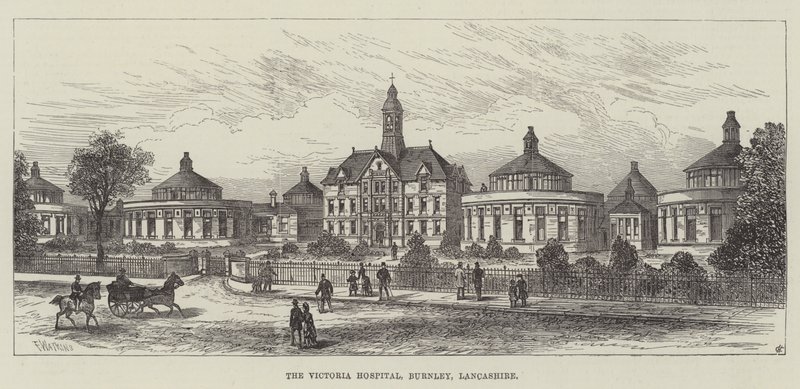 The Victoria Hospital, Burnley, Lancashire by Frank Watkins