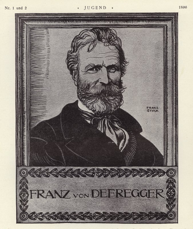 Franz von Defregger, Austrian artist by Franz von Stuck