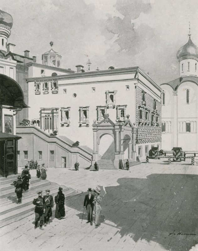 The Red Staircase of the Kremlin by Frederic de Haenen
