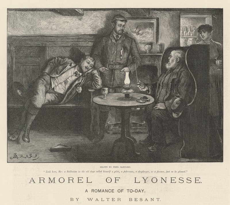 Armorel of Lyonesse, A Romance of To-Day, by Walter Besant by Frederick Barnard