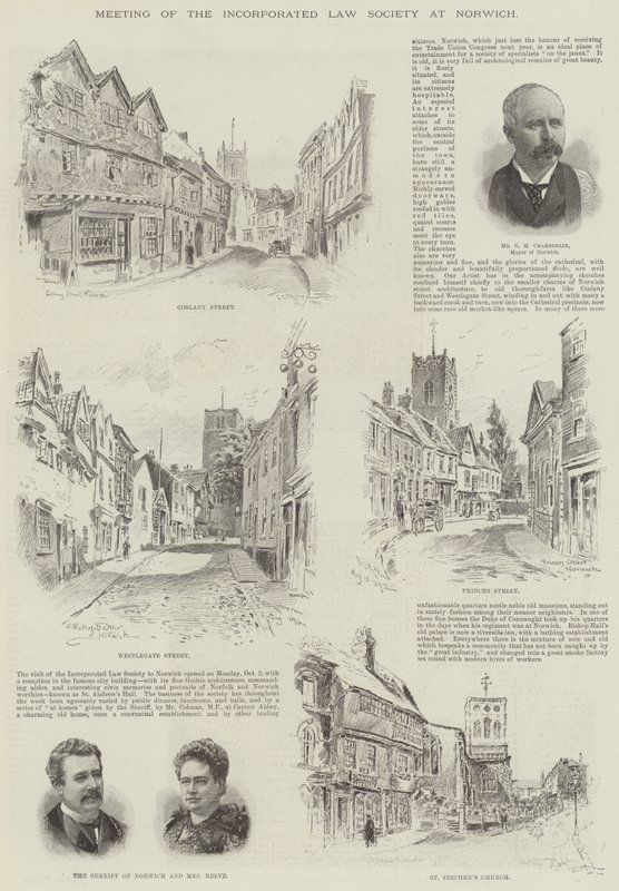 Meeting of the Incorporated Law Society at Norwich by Frederick George Kitton