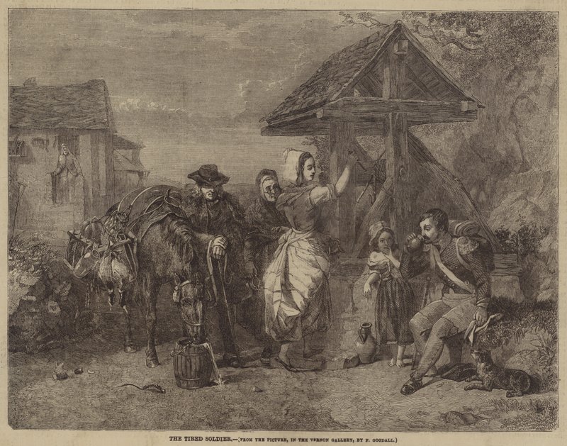 The Tired Soldier by Frederick Goodall