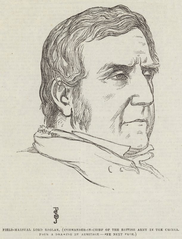 Field-Marshal Lord Raglan, Commander-in-Chief of the British Army in the Crimea by Frederick John Skill