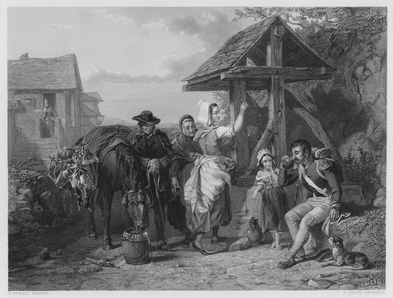 The Tired Soldier, from the Picture in the Vernon Gallery by Frederick (after) Goodall