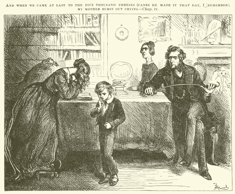 Illustration for David Copperfield by Frederick Barnard