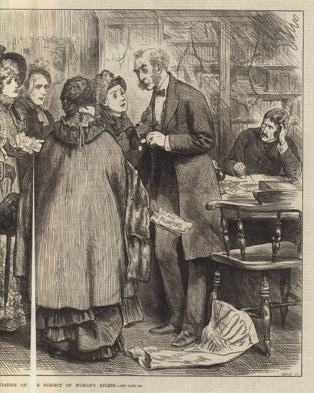 The General Election, a Deputation on the Subject of Woman