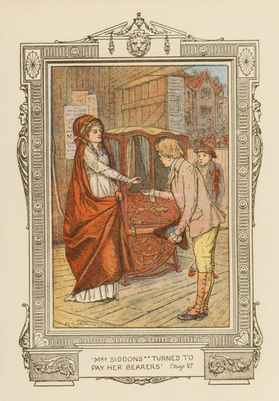 Mrs Siddons Turned to Pay Her Bearers by Frederick Colin Tilney