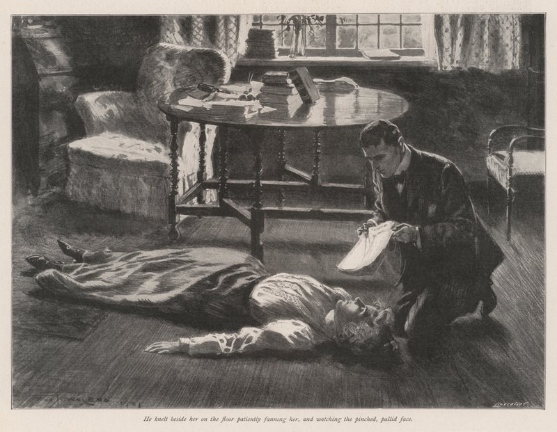 The Hermit of the Yews, by E Nesbit by Frederick Henry Townsend