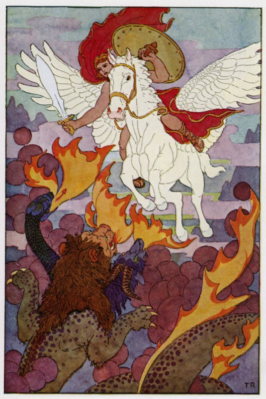 Pegasus started right toward the Chimera