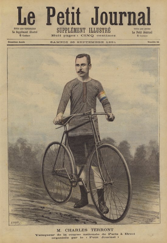 Charles Terront, Winner of the Paris-Brest Cycle Race by French School
