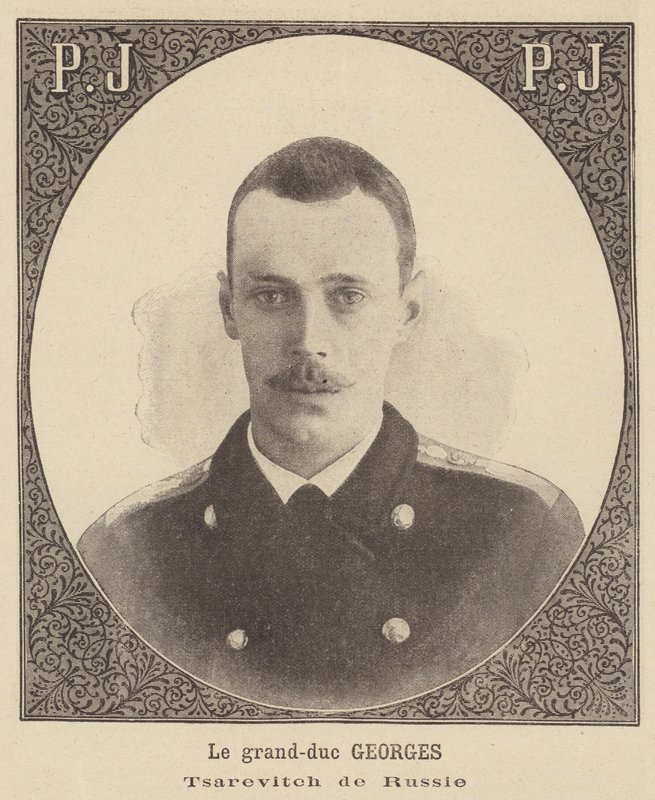 Grand Duke George, Tsarevich of Russia by French School