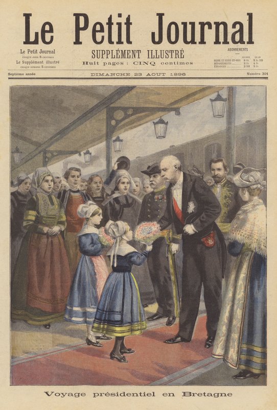 President Faure of France Visiting Brittany by French School