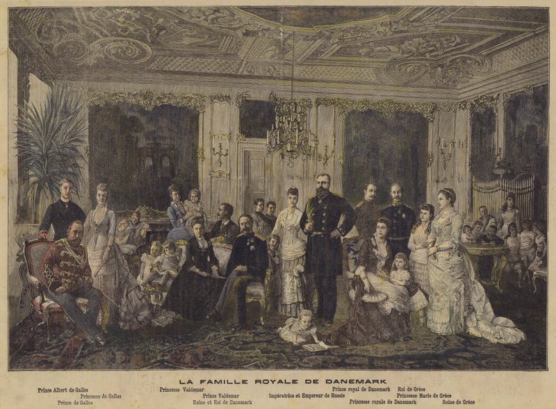 The Danish Royal Family by French School