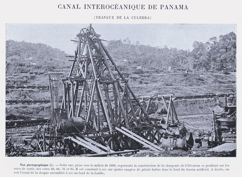 Interoceanic Canal of Panama, Works at Culebra by French Photographer