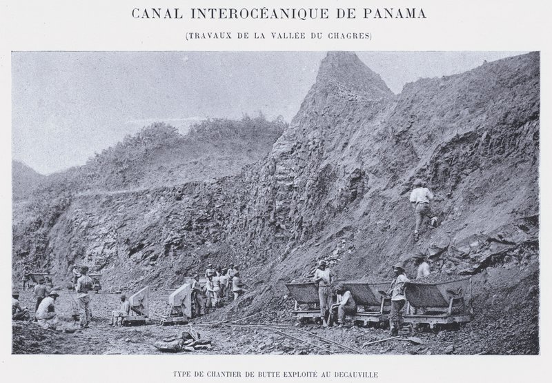 Interoceanic Canal of Panama, Works of the Chagres Valley by French Photographer