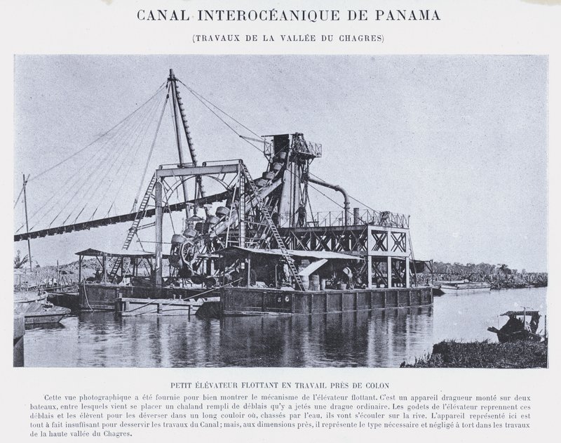 Interoceanic Canal of Panama, Works of the Chagres Valley by French Photographer