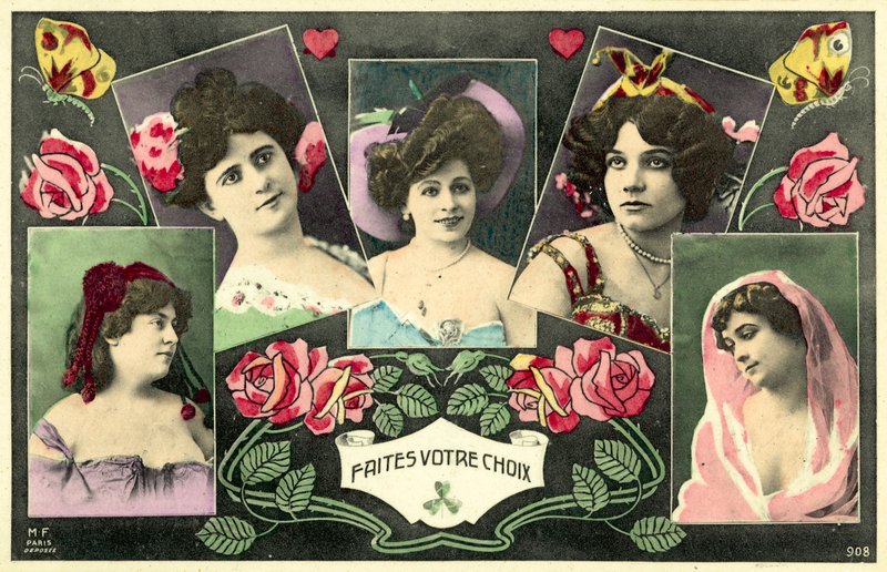 Make Your Choice, Choosing a Woman by French Photographer