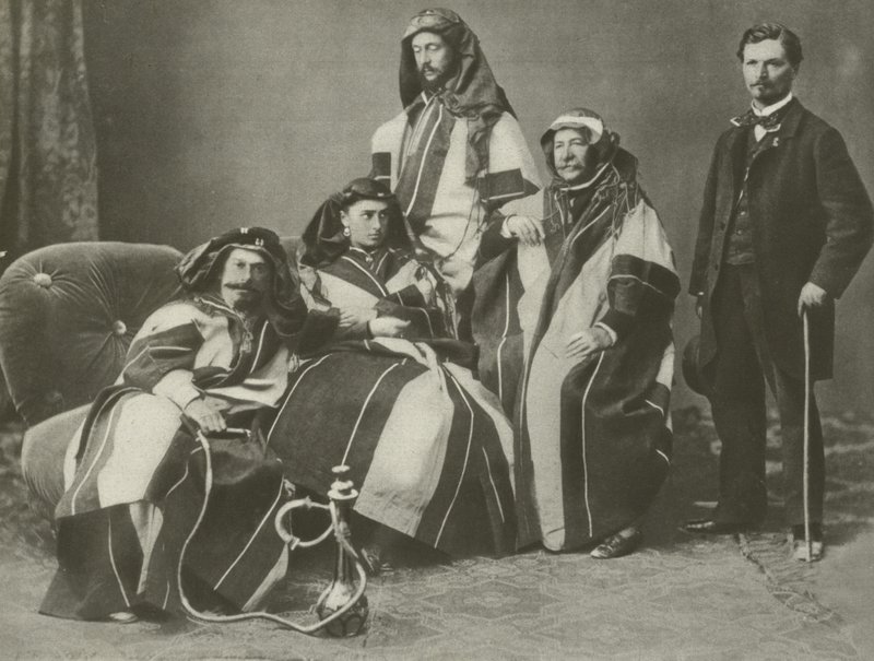 Ferdinand De Lesseps at work on the Suez canal by French Photographer