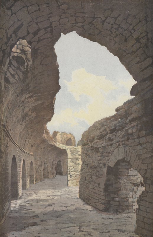 Frejus, Amphitheater, Interior View of a Gallery by French Photographer