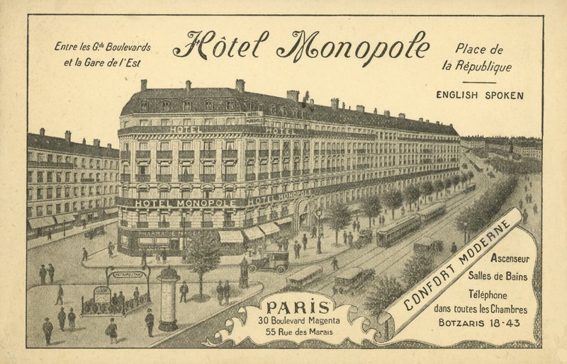 Hotel Monopole, Paris by French Photographer