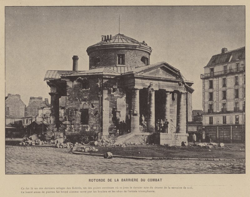 The Commune of Paris, Rotunda of the Combat Barrier by French Photographer