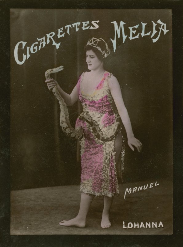 Lohanna, girl with snake by French Photographer