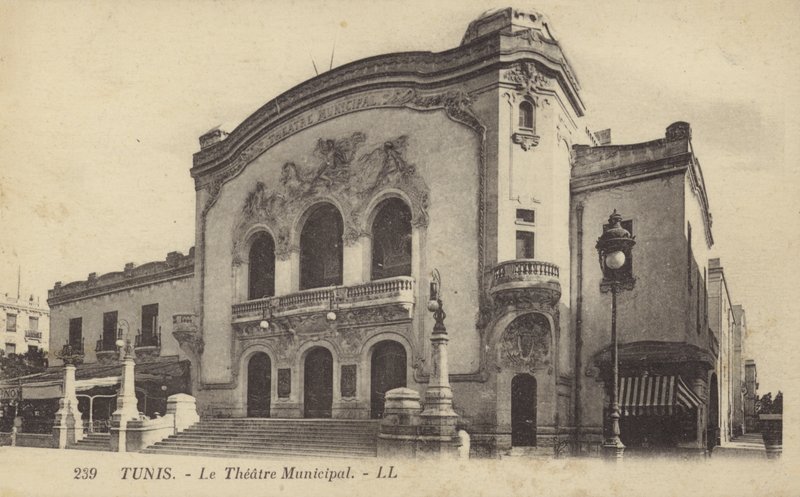 Municipal Theatre, Tunis, Tunisia by French Photographer