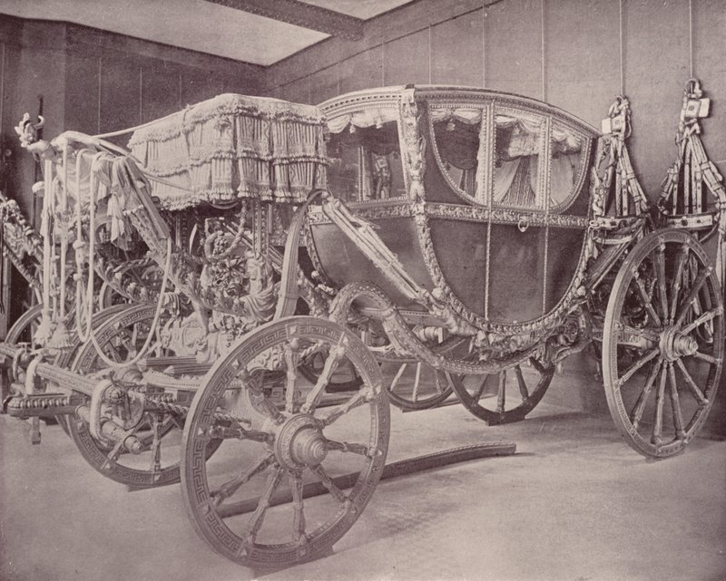 Paris: Royal Carriage, Musee Cluny by French Photographer