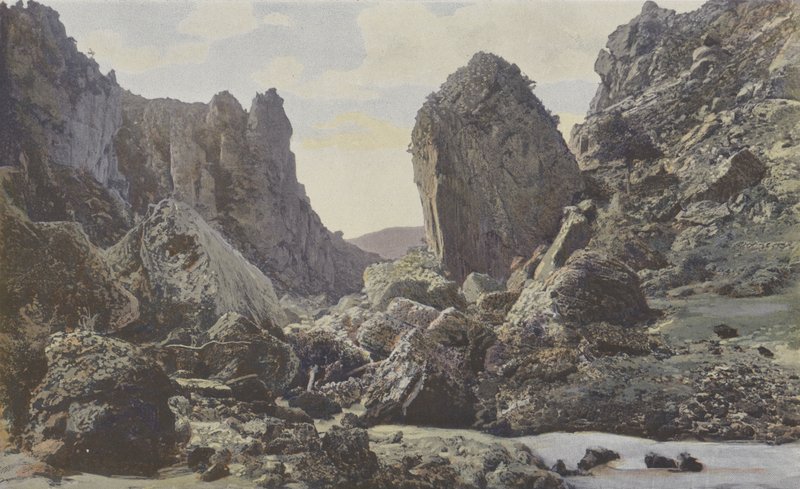 Saint-Georges-de-Levejac, Chaos of Pas de Soucy on the Tarn, Downstream View by French Photographer