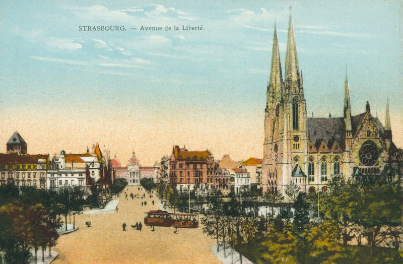 Strasbourg: Avenue de la Liberte by French Photographer