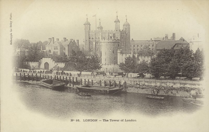 The Tower of London and the River Thames by French Photographer