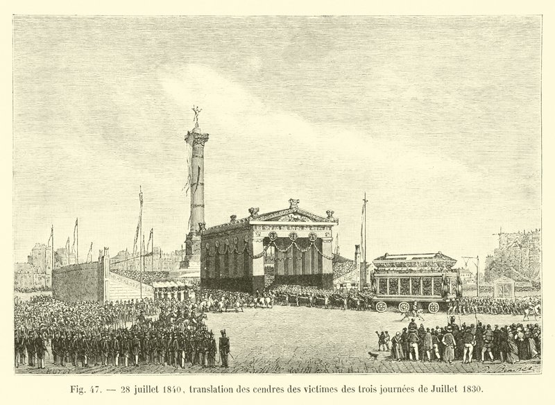 July 28, 1840, Translation of the Ashes of the Victims of the Three Days of July 1830 by French School