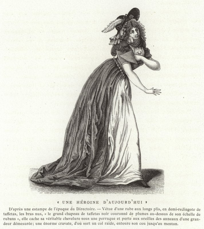 A Heroine of Today by French School