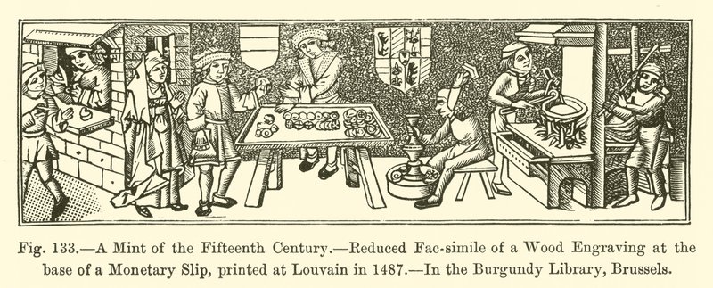 A Mint of the Fifteenth Century by French School