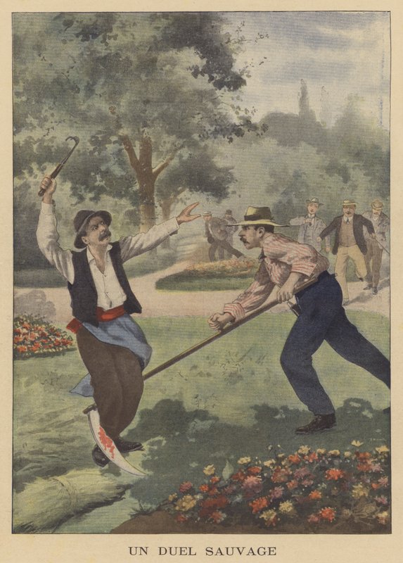 A Savage Duel by French School