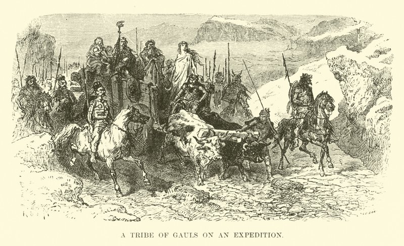 A Tribe of Gauls on an Expedition by French School