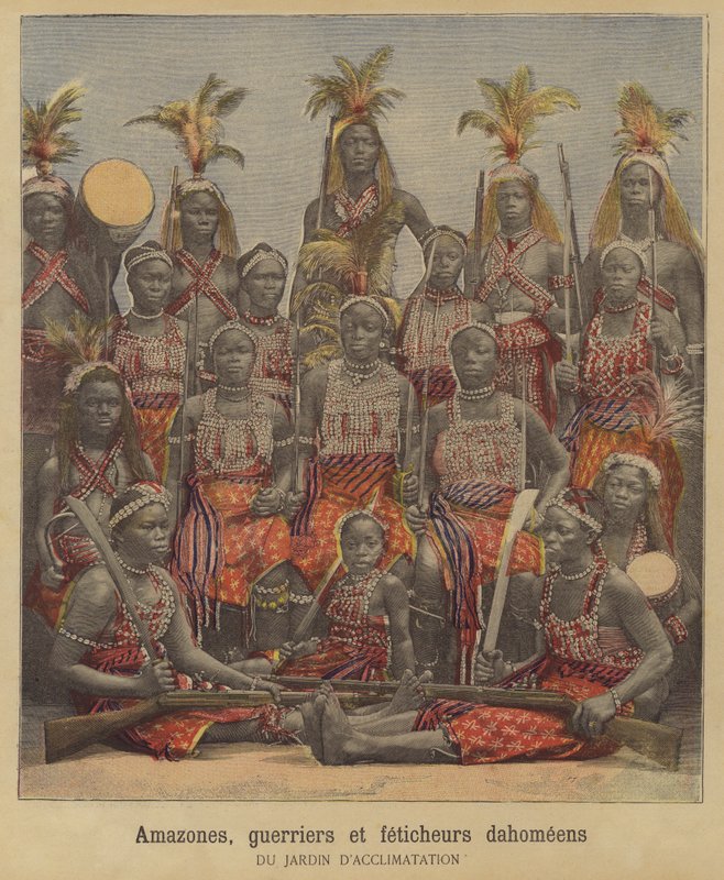Amazons, Warriors and Witch Doctors from Dahomey by French School