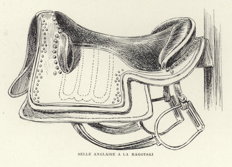 An English Saddle by Ragotski by French School