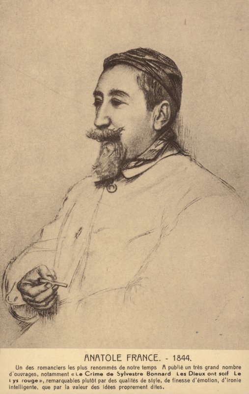 Anatole France, French Poet, Journalist and Novelist by French School