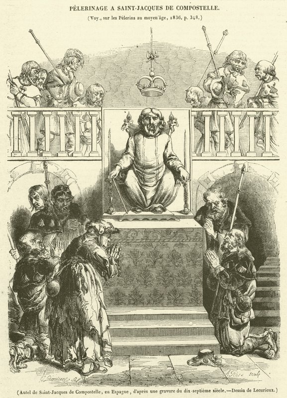 Altar of Saint James of Compostela, in Spain by French School