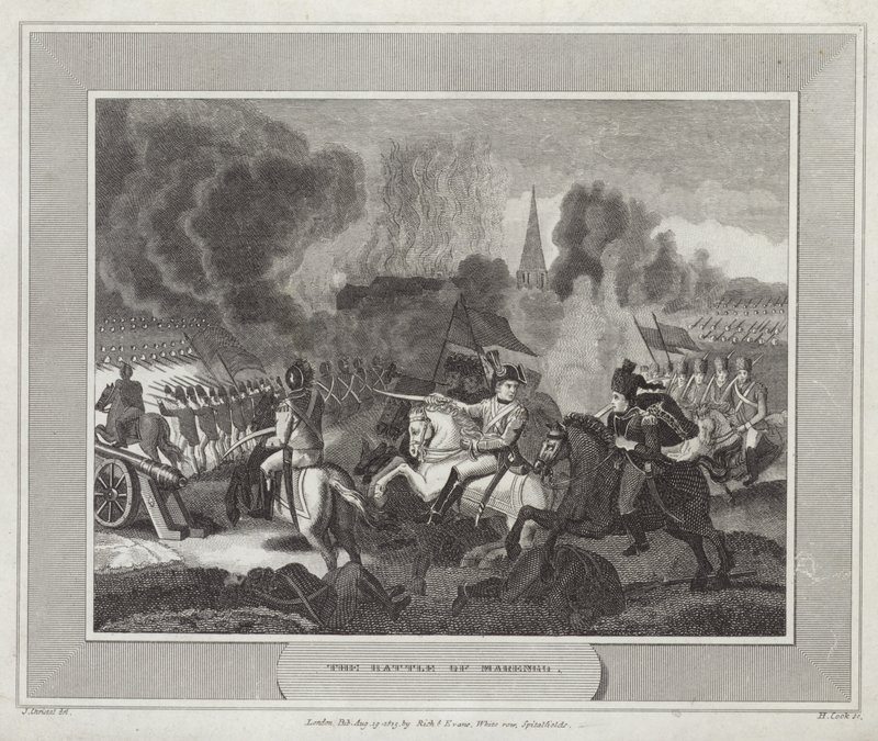 Battle of Marengo by French School