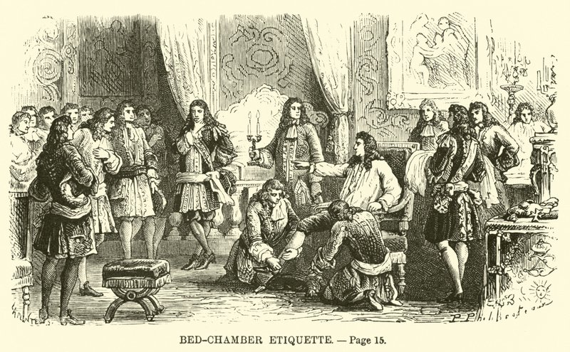 Bed-Chamber Etiquette by French School