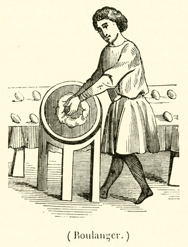 Baker (engraving) by French School